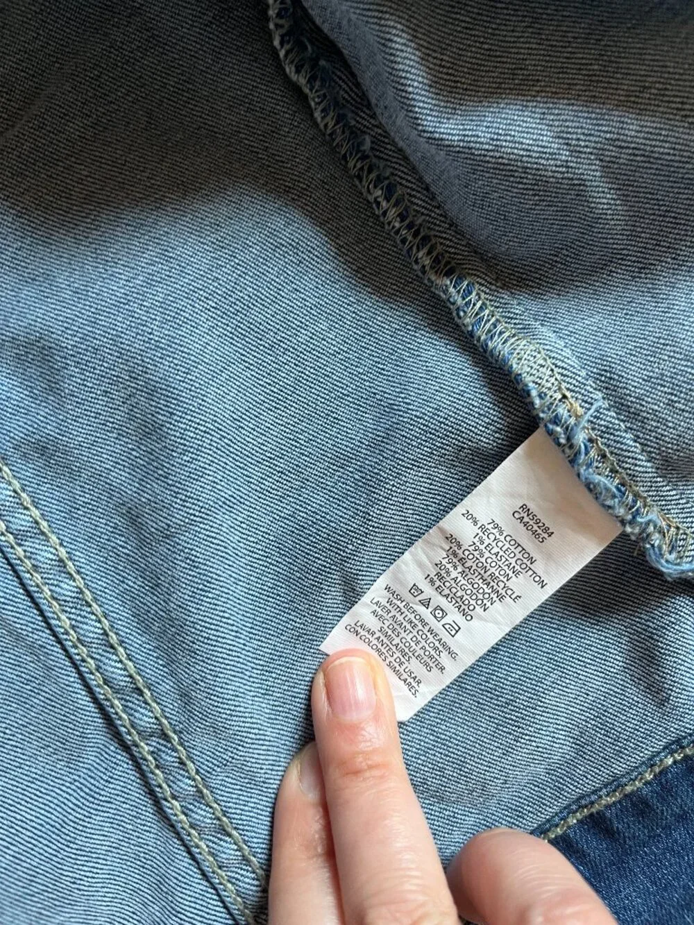 Girls Denim Jacket from Children's Place Size 7 8